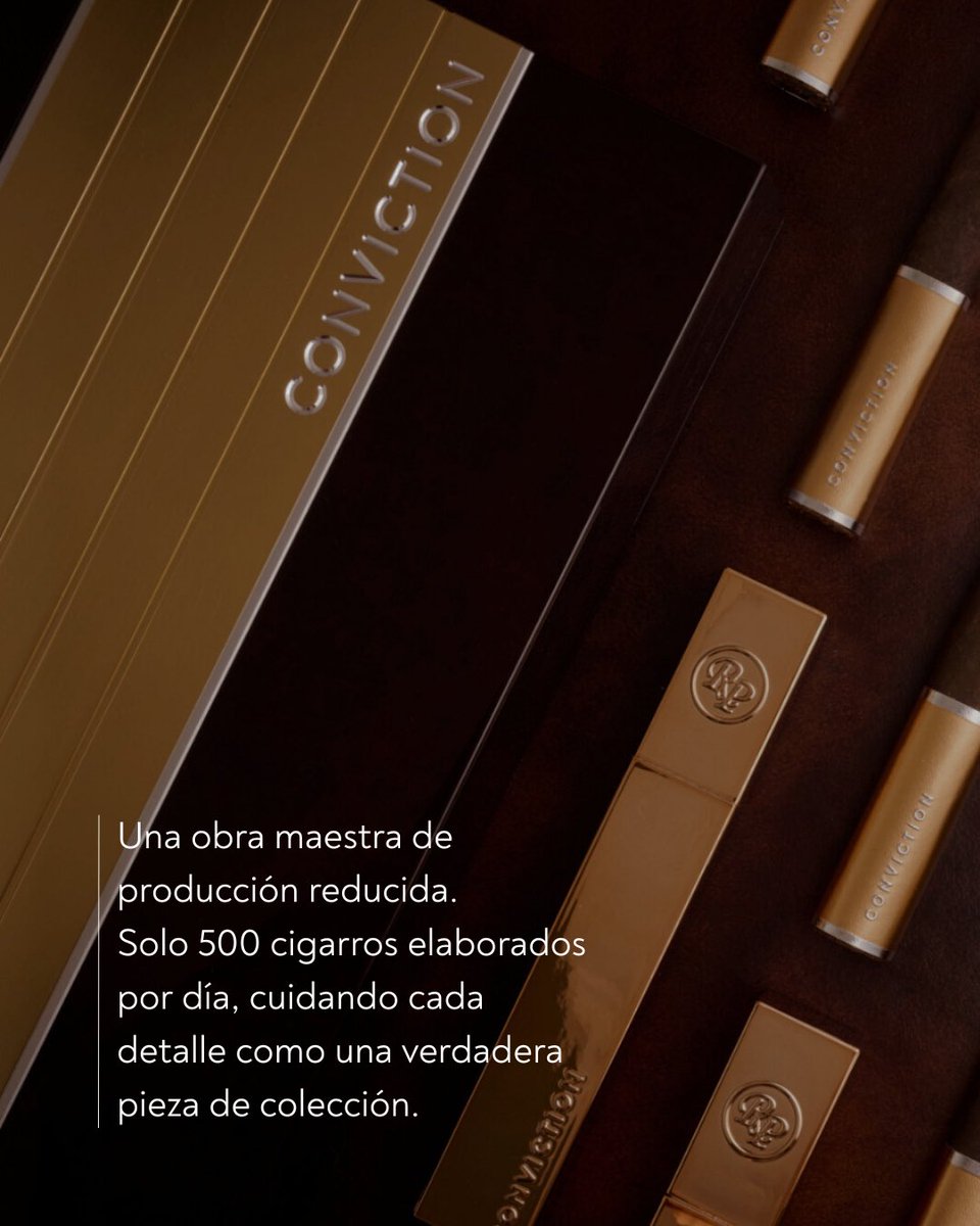 cabinettb's tweet photo. Conviction no es solo un cigarro, es una declaración de maestría. 🔥🏆Elaborado en Nicaragua con tabacos añejados desde 2014 y producido en lotes ultra limitados: solo 500 cigarros al día. @RockyPatelCigar 

 Disponible en tu tienda Cabinet más cercana.

#CabinetExperience https://t.co/ixUg1wxq7H