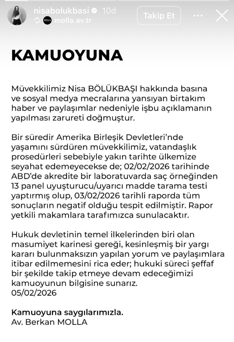 melisaperezy's tweet photo. Nisanın story

Sonuçları negatif çıkmış zaten bir şey çıkmayacağını biliyorduk gereksizdi ama konusanların cenesini kapamak istemis
#Survivor2026 https://t.co/ui97uWGUS9