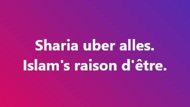 CivilusDefends's tweet image. IsIam wants your Government.
IsIam will impose Sharia Law.
IsIam will outlaw You.
Wakey, Wakey. #Islamic #Sharia #ConquestTactics