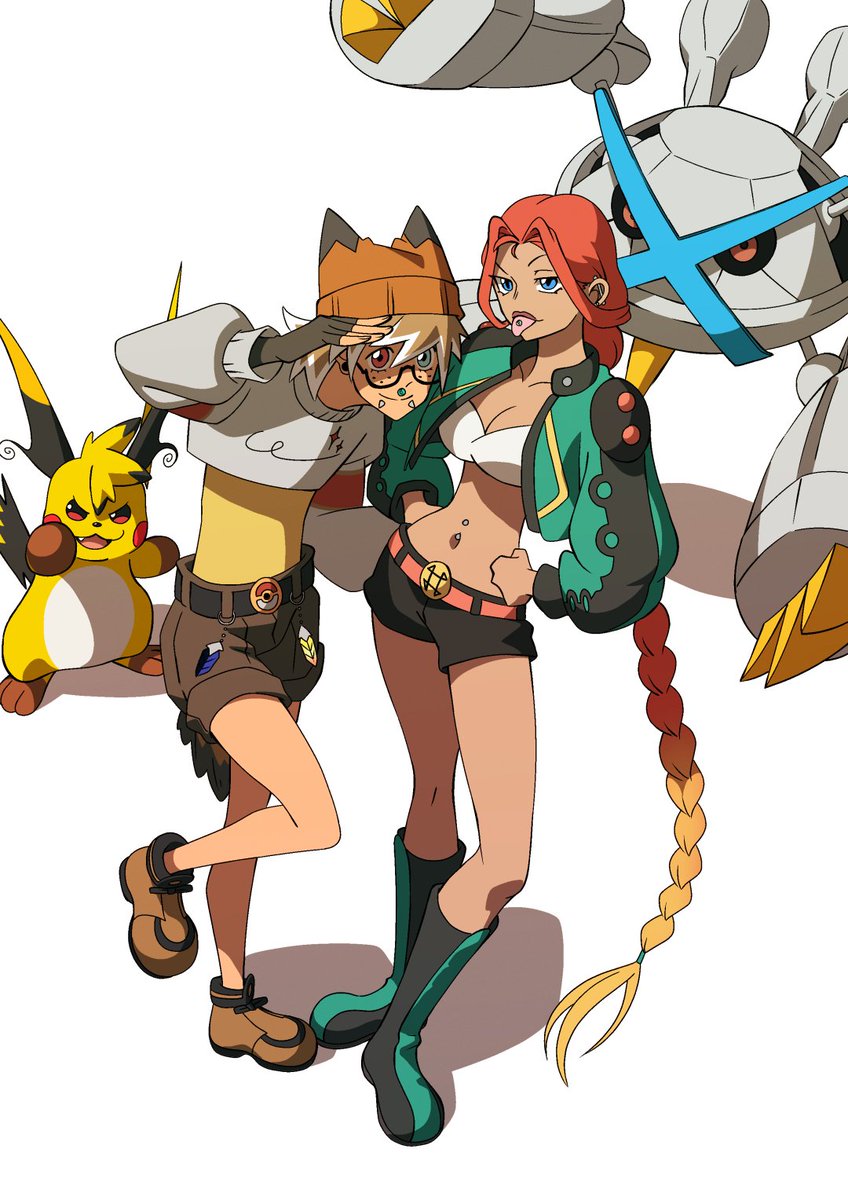 MalarAntonio's tweet photo. Commission of Jupiter and Skadi (OC's)

#Pokemon #Commission https://t.co/hluojyFdIP