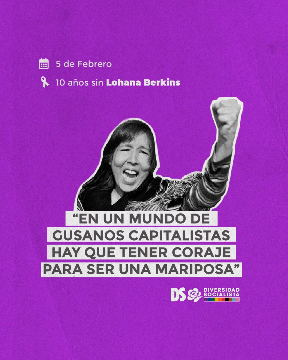 PS_Diversidad's tweet photo. A 10 años de la partida de Lohana Berkins, su voz sigue siendo una presencia imprescindible.

Lohana no pidió permiso: organizó, incomodó y transformó. https://t.co/3dOYih4mi6
