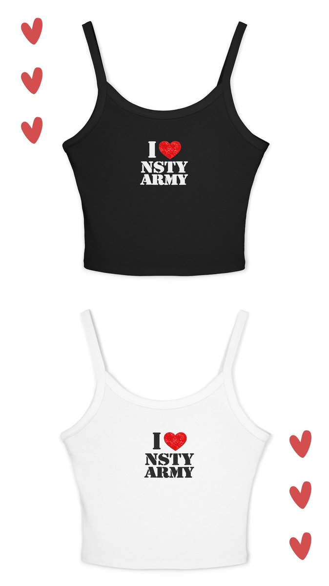 barbiesbaddiesx's tweet photo. The new Valentines @NstyArmy collection is OUT NOW! 

Treat yourself or grab something for your bestie so y’all can be matching NSTY BFF’s in 2026!! 👯‍♀️🖤♥️ https://t.co/M9xaPI9RgQ