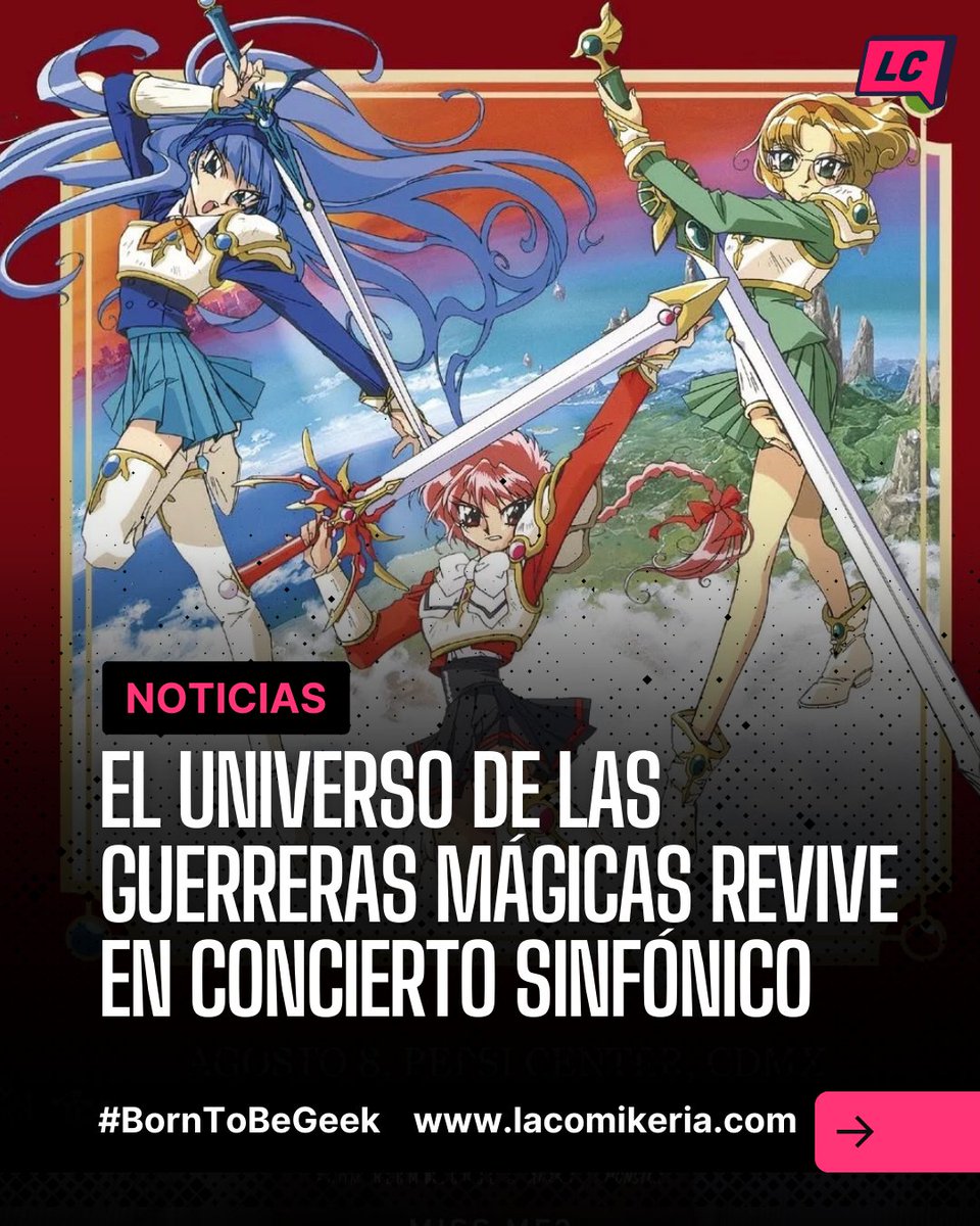 #ANIME✨🎻 La música de #LasGuerrerasMágicas llega al escenario sinfónico

#MagicKnightRayearth tendrá su primer #concierto sinfónico oficial gracias a <a href="/animemusiclab/">AnimeMusicLab</a>  

 #BornToBeGeek     

👉 Todos los detalles en lacomikeria.com