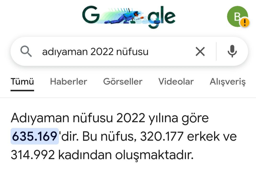 Adıyaman da 2022 ve 2024 nüfus oranları 24 bin kişi azalmış , deprem de ölenlerin sayısı ise 8387, sadece teyzemin binasında 5 kişi kurtuldu 80 üzeri kişi vefat etti sadece bir binada 
#6subat2023