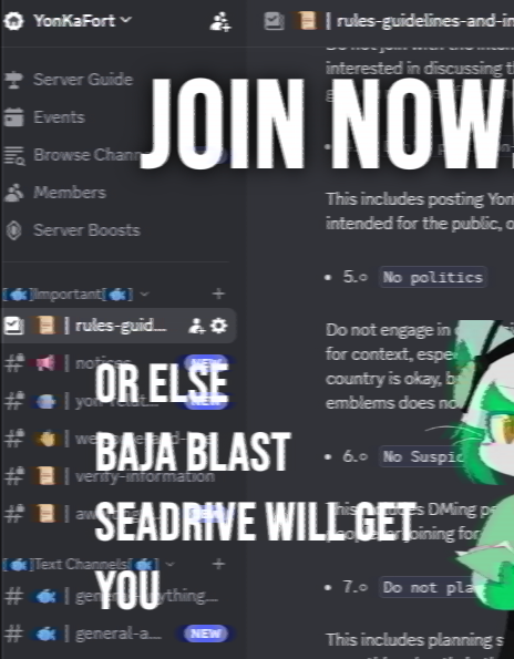 BlinxCat's tweet photo. Alrighty, I made a YonKaGor fan server myself and I recently just began to make it open to anyone

I am interested in also looking for mutuals to help moderate for it https://t.co/yd6W3UPL9U #yonkagor https://t.co/JaKMSLp5tf