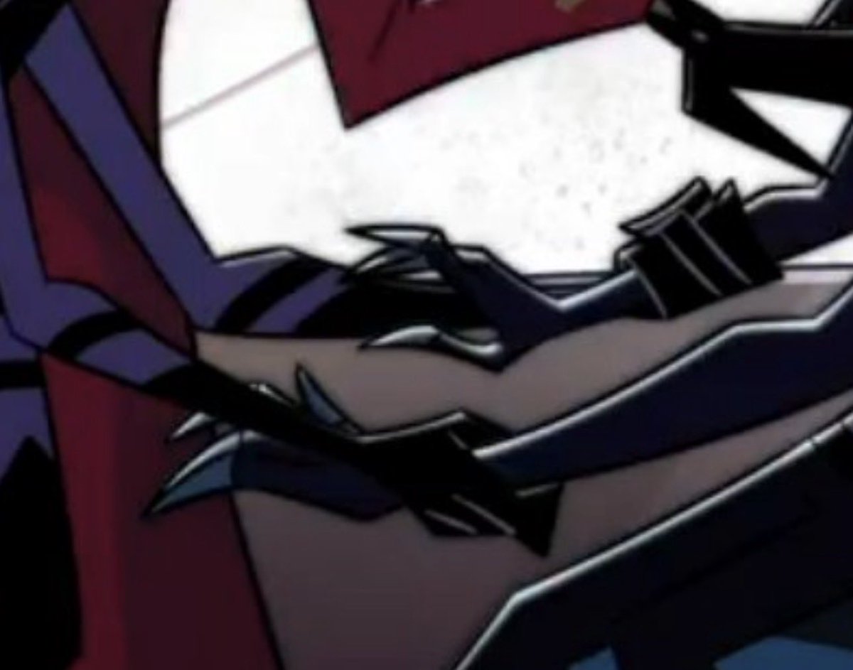 SophiePinkStar's tweet photo. STOPP I JUST REALIZED VAL WAS HOLDING VOX’S WRISTS WHEN HE YANKED HIS HEAD OFF 😭💔 https://t.co/p8syMaidL4