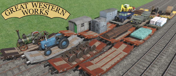 western_works's tweet photo. Our BR Lowmacs - Wagon Pack are now  available from  the Trainz Store with 16 Liveries, 3 levels of weathering, covering LMS and LNER to British Railways Days! Lots of new custom loads and existing ones, perfect for any goods train!

https://t.co/Dbe3SYz0K7 https://t.co/n9pWNHp7PK