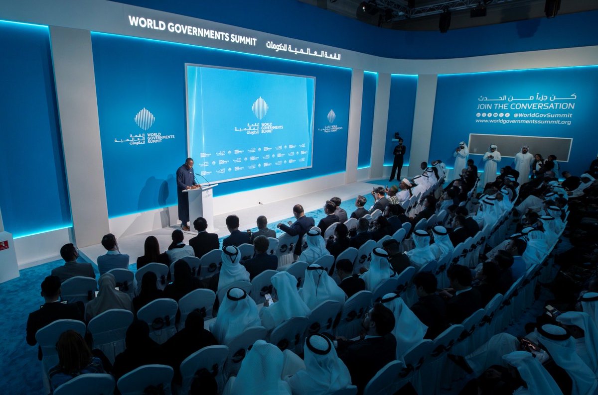 SierraLeonInUAE's tweet photo. Chief Minister of Sierra Leone, @dsengeh has delivered the opening address at the AI Forum at the World Governments Summit in Dubai, highlighting Sierra Leone’s digital transformation drive to improve the lives of citizens. 

@Sesaykeh https://t.co/h3OtpcCsxI