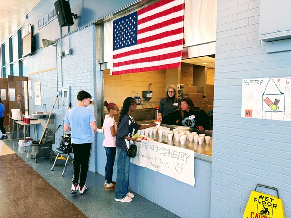 WESchools's tweet photo. ♨️The WMS PTO warmed things up with a hot chocolate bar! Every student enjoyed a free cup of cocoa to beat the winter chill. We hope they loved the surprise treat. Huge thanks to our amazing volunteers and donors for making this happen!
#WeAreRebels #WeAreWilloughbyEastlake https://t.co/9fgtdFtnNB