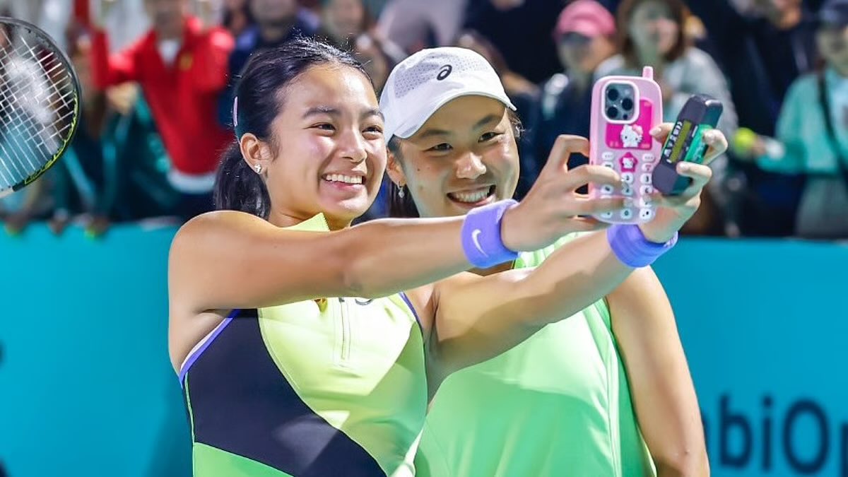 mvn_dn's tweet image. Today is Women and Girls in Sports day. Somewhere in Southeast Asia, there are future WTA stars because these two are paving the way.