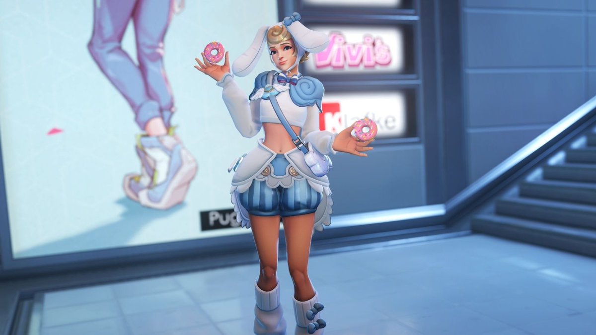 Dexerto's tweet photo. Overwatch is collabing with Hello Kitty, including skins for:

- Juno (Hello Kitty)
- Kiriko (Cinnamoroll)
- Mercy (Pompompurin)
- Widowmaker (Kuromi)
- Dva (My Melody)
- Lucio (Keroppi) https://t.co/KtkXFKVDFs