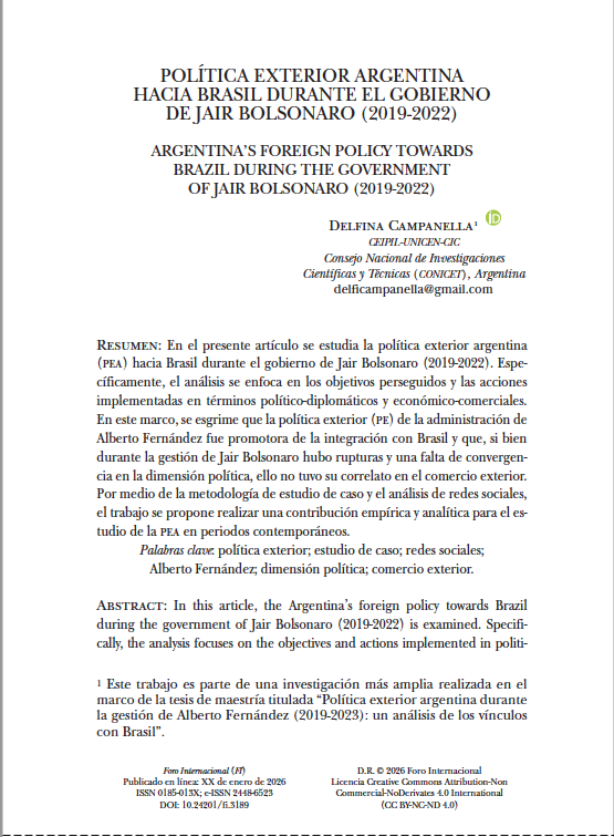 Foro Internacional tweet media