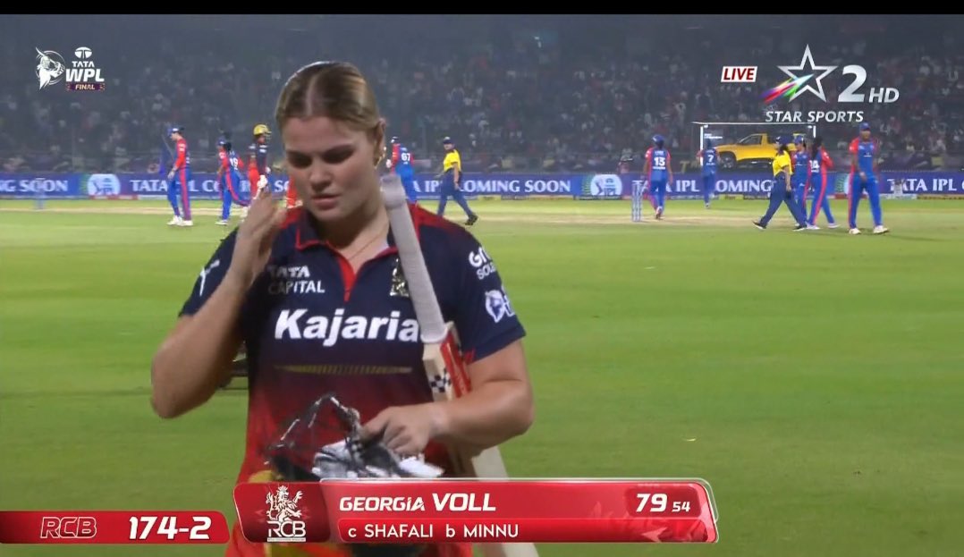 mufaddal_vohra's tweet image. GEORGIA VOLL PLAYED ONE OF THE FINEST KNOCKS IN THE WPL FINAL. 👏