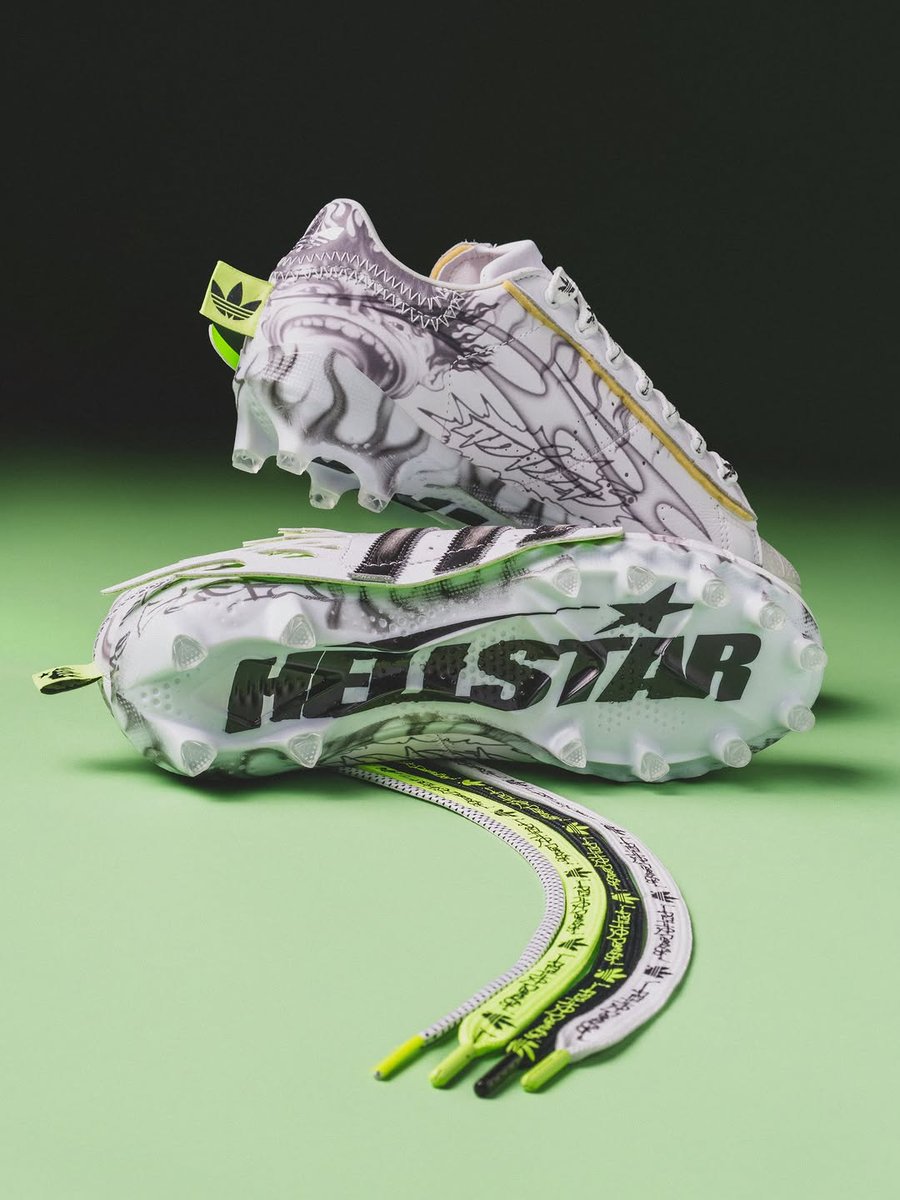 JustFreshKicks's tweet photo. adidas x Hellstar Football Cleats (2026) https://t.co/olmDxIFTYE