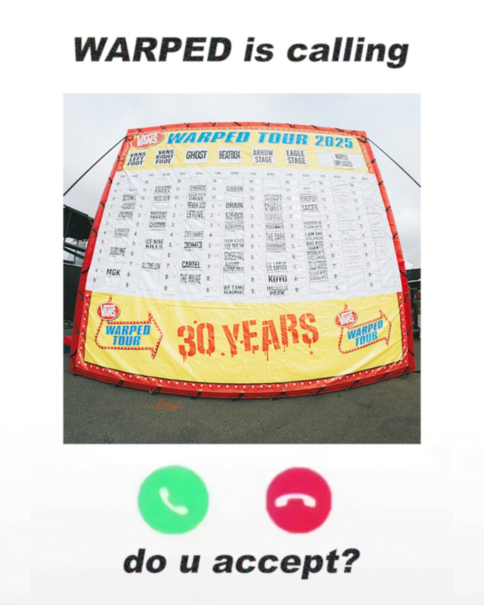 Vans Warped Tour tweet media