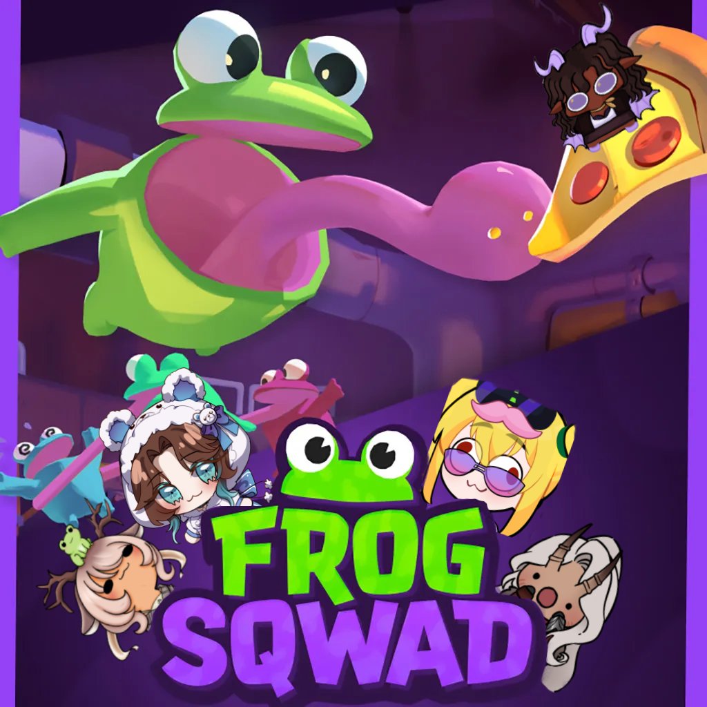 I'm so excited to try out Frog Sqward's with <a href="/NiaNightshade/">Nia Nightshade😈🍰</a> <a href="/ScrubadoodleVT/">Scruby 💙🐾</a> <a href="/PJ_Pineapples/">PJ Pineapples</a> <a href="/akaneawake/">Akane Awake😈(Demonic Leviathan)</a> today!

Come watch at 7PM CST tonight!