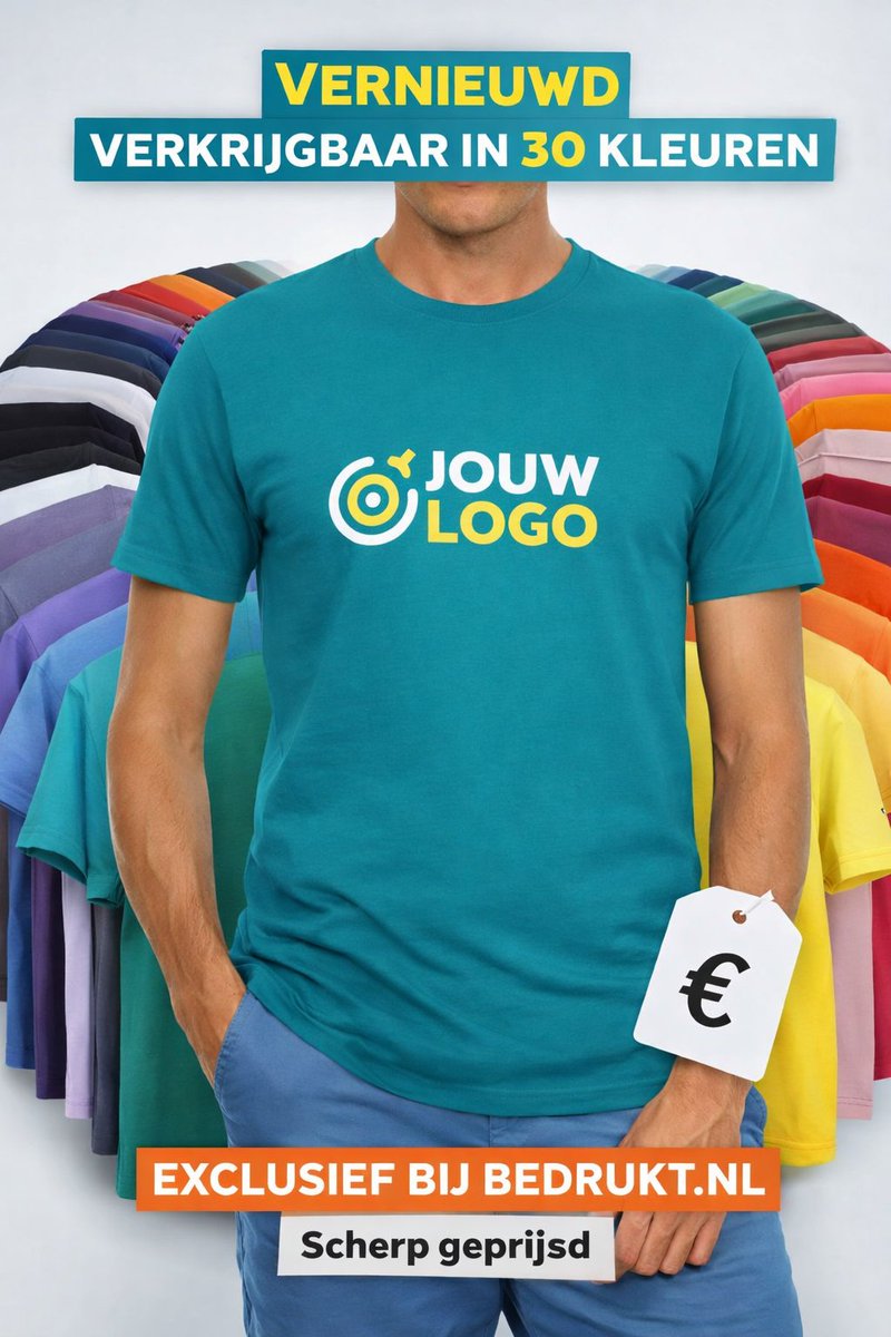 bedrukt's tweet photo. 🔥 Ons meest verkochte T-shirt van vorig jaar is terug – en beter dan ooit.
Nu exclusief bij https://t.co/7awEDKBz5c verkrijgbaar in maar liefst 30 kleuren 🎨
Topkwaliteit, perfect om te bedrukken én scherp geprijsd.

👉 Ontwerp ’m zelf:
https://t.co/h6kQ5FTqTD

#tshirtbedrukken https://t.co/sFKR8KKvBN