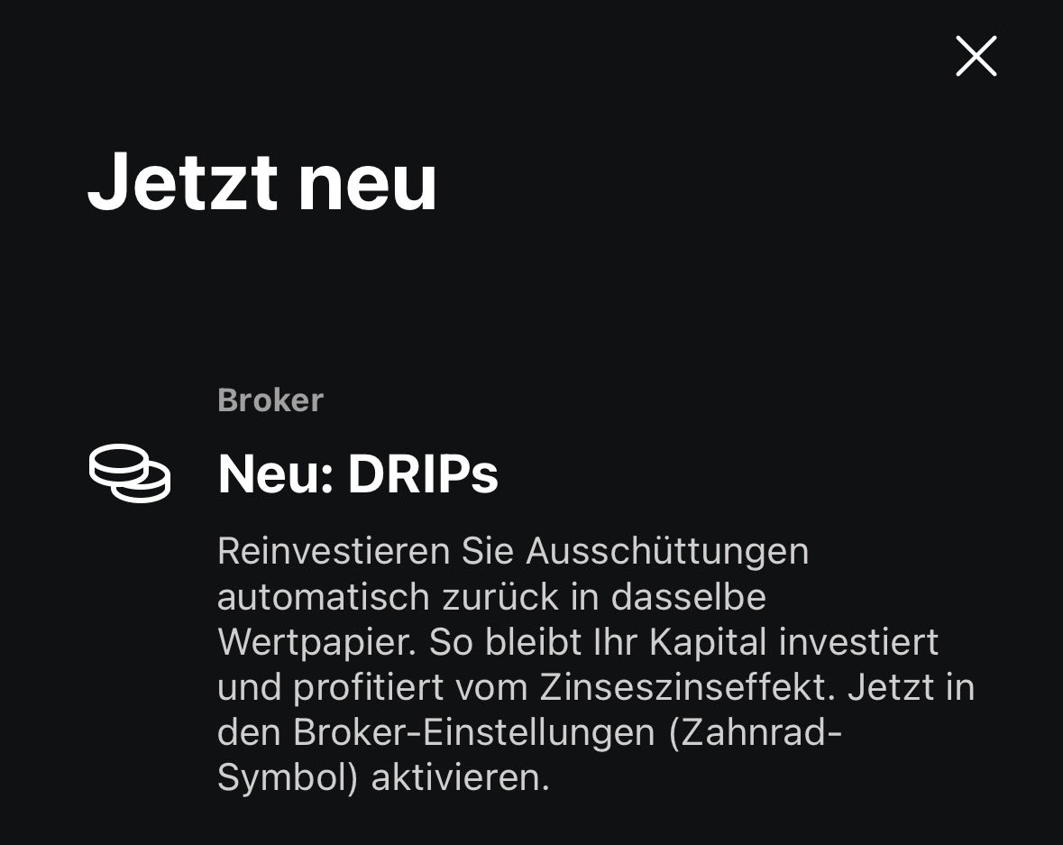 takberlin's tweet image. Y€S, @ScalableCapDACH👏🏼!

Freut mich zwar einfach so als Depotinhaber, ist aber aufgrund der bestehenden Zusammenarbeit mit @echtgeldtv bestimmt als Werbung anzusehen, also: #WERBUNG