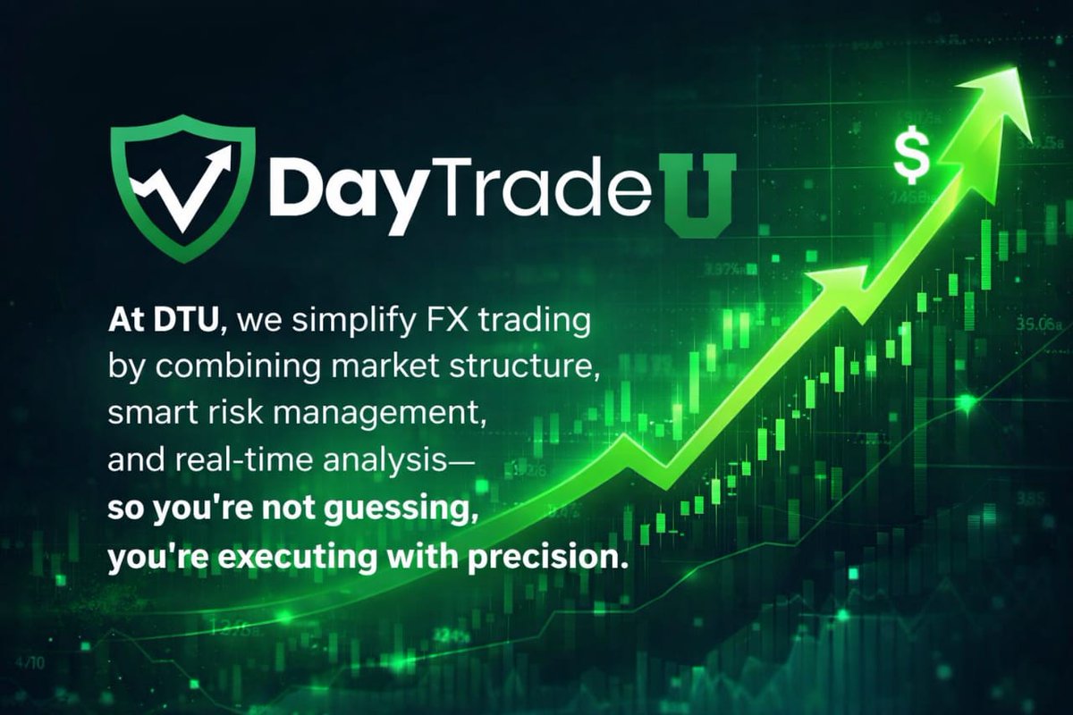 LifeHealthAdvrs's tweet photo. The difference between a "gambler" and a "trader" is a proven system. At DTU, we’ve engineered a complete trading ecosystem designed to help you master the financial markets in minutes a day, even if you’re starting from zero. 

We don't just give you tools; we give you the clarity to use them.