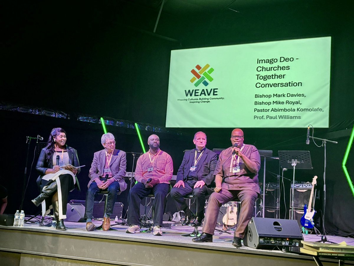 _mikeroyal's tweet photo. Representing @ChurchesEngland Brilliant WEAVE Intercultural Church &amp; City Transformation Conference in Greater Manchester, meeting dear friends and sharing reflections on a panel about Reimagining Church - Churches Together, host by Shermara Hoyte… #WEAVE #ChurchesTogether https://t.co/rgzpbXvQzX