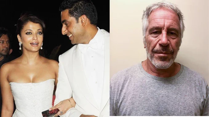 نام های آیشواریا و ابیشک بچن در اسناد اپستین دیده شد