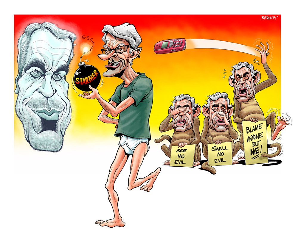 Cartoon4sale's tweet image. Brighty @brighti on #PeterMandelson and the #EpsteinFiles #LabourParty #GordonBrown @TheSun – political cartoon gallery in London original-political-cartoon.com