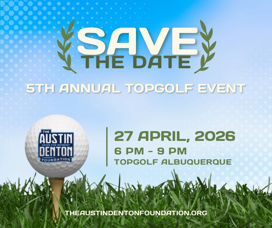 7seizethemoment's tweet photo. Join us for the 5th annual Topgolf Event on April 27th from 6pm-9pm at Topgolf Albuquerque! Stay tuned for registration details. https://t.co/KfcooAymO4