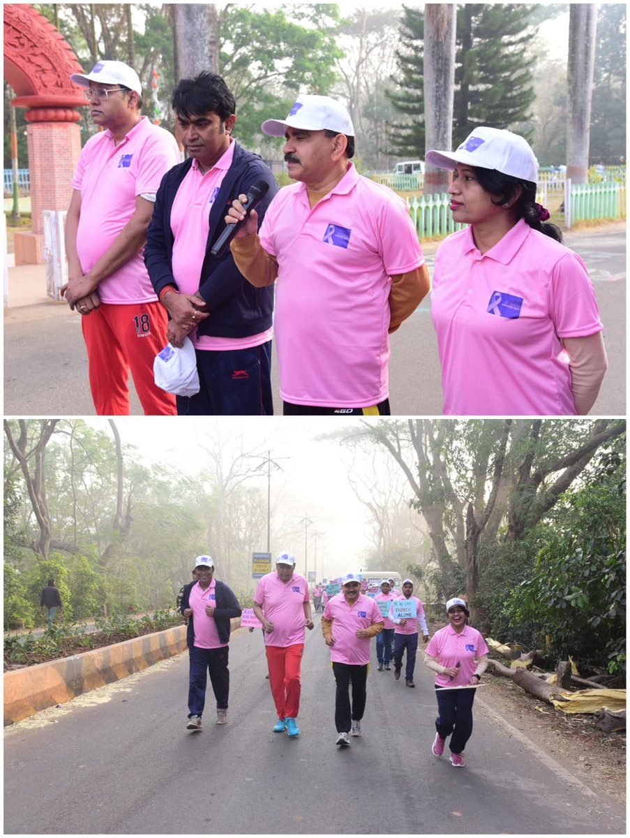 NALCO_India's tweet photo. On #WorldCancerDay, as part of #NALCO’s Annual Health Calendar, awareness programmes including Walk/Jog/Run, an #AwarenessSession and an #AwarenessRally titled “Pinkathon” were organized at M&R Complex, #Koraput, #Odisha - promoting health, early detection and collective action against cancer. @kishanreddybjp @satishdubeyy @MinesMinIndia @mygovindia @DPE_GoI @MoHFW_INDIA @HFWOdisha #CancerAwareness #Pinkathon #HealthForAll #WellnessATWork