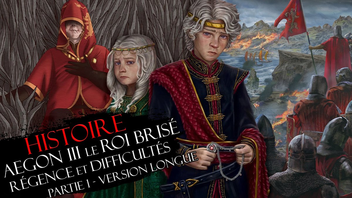 Nouvelle vidéo avec le début du règne d'Aegon III après la Danse des Dragons 🔥🐉

➡️ youtu.be/nsluETdn2a8