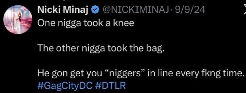Wowwww this so fucked up but hey Nicki never lie !!! This ngga a SELLOUT ‼️‼️‼️‼️‼️a yt mans puppet !!!