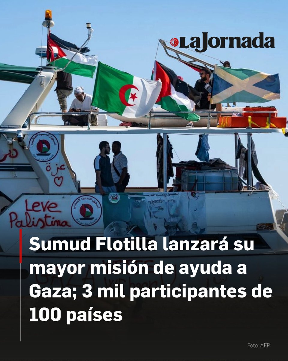 La Flotilla Global Sumud (GSF) anunció en Johannesburgo su misión más ambiciosa hasta la fecha. El próximo 29 de marzo, un contingente masivo de tres mil participantes de más de 100 naciones partirá desde puertos del Mediterráneo, como Barcelona e Italia, con el objetivo de