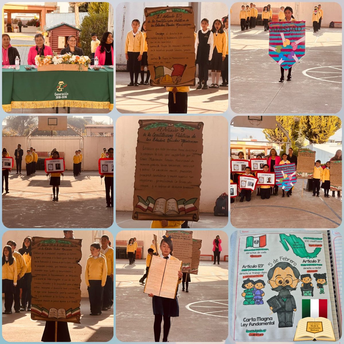 RannaMoon's tweet photo. @SREBToluca @delfinagomeza @SeducEdoMex #SabíasQué  un día como hoy pero de 1917 se promulgó la versión actual de la Constitución Política de los Estados Unidos Mexicanos.📖🇲🇽🇲🇽
Escuela Primaria Bicentenario de la Independencia, Toluca. CCT 15EPR4946L https://t.co/hBx3GZNoKl