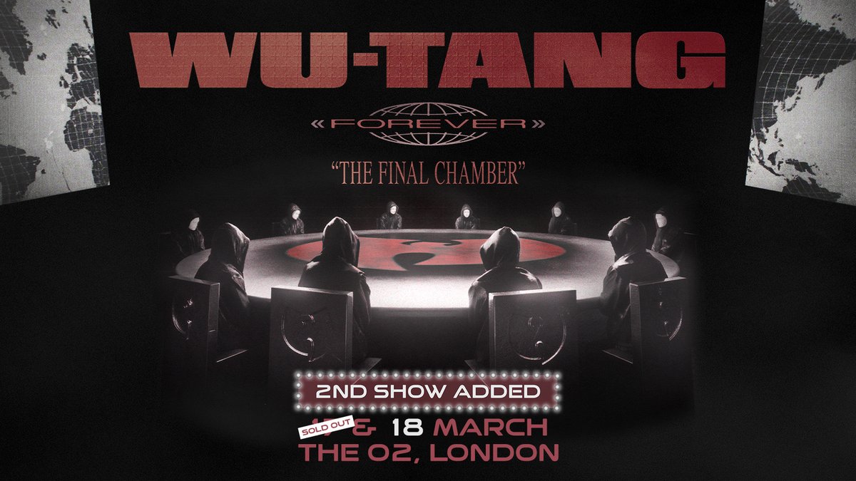 London, we couldn’t leave and not do a second show. Tickets for night two are on-sale now. wutang.komi.io