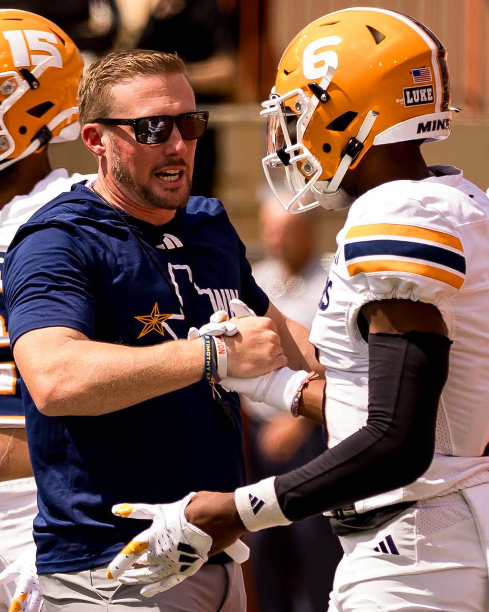 FOS's tweet photo. UTEP coach Scotty Walden and his wife Callie will donate $80,000—10% of his salary—to Miners' revenue-sharing in 2026, per @espn. https://t.co/8cI4vYrLaD
