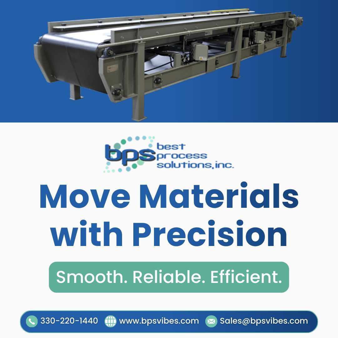 BPS Vibratory Conveyors provide controlled, low-maintenance transport for bulk materials, ideal for recycling and processing applications.

Keep materials moving efficiently. 👉 Learn more via the link in our bio.
.
.
.
#vibratoryconveyors #materialhandling #bulkprocessing #bps