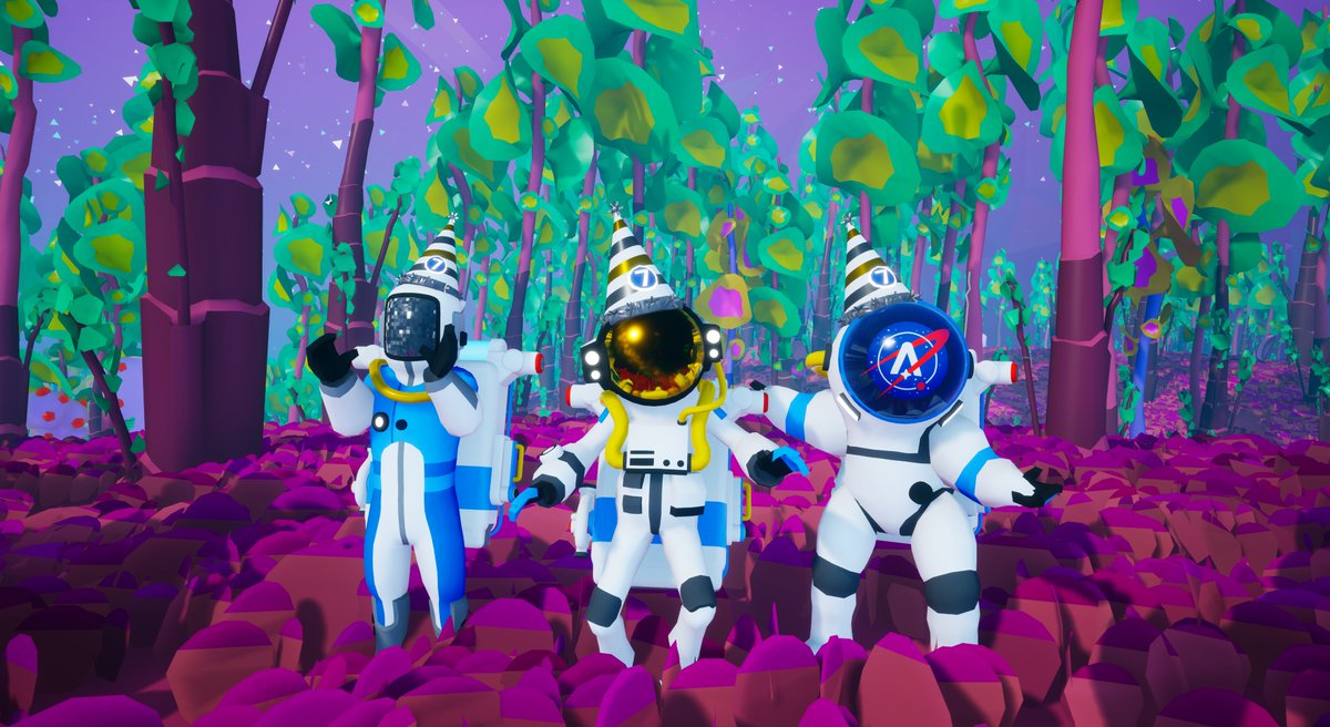 It is almost the 7th anniversary since launching ASTRONEER 1.0!

Head over to EXO Outfitters in-game to claim a brand new party hat to celebrate with us 🥳🎉🪅🪩
