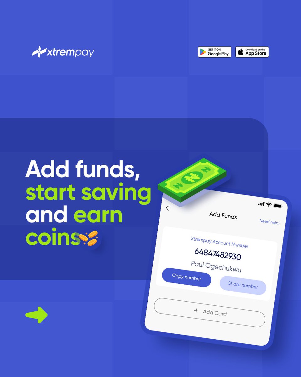 xtrempay's tweet photo. Smarter saving moves with Xtrempay. Start your streak today https://t.co/DS5nTZEv7M