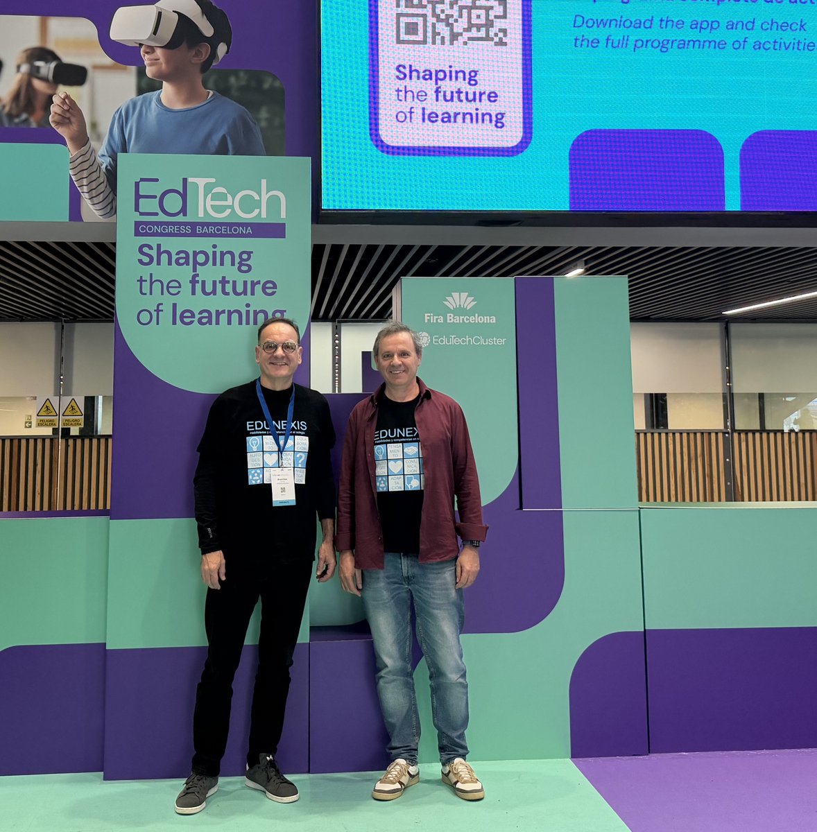 Dos días geniales en el EdTech Congress Barcelona, compartiendo ideas, aprendizajes y reencuentros con grandes profesionales del sector. 🚀📚

Gracias a <a href="/EdutechCluster/">Edutech</a> por organizar un evento tan inspirador.

Seguimos trabajando para construir tecnología con sentido pedagógico.