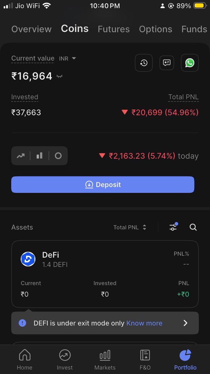 S_Srinivas3's tweet photo. What should I do next

#Crypto #cryptocurrencies #Bitcoin #BitcoinCrash https://t.co/bgv6mWRual