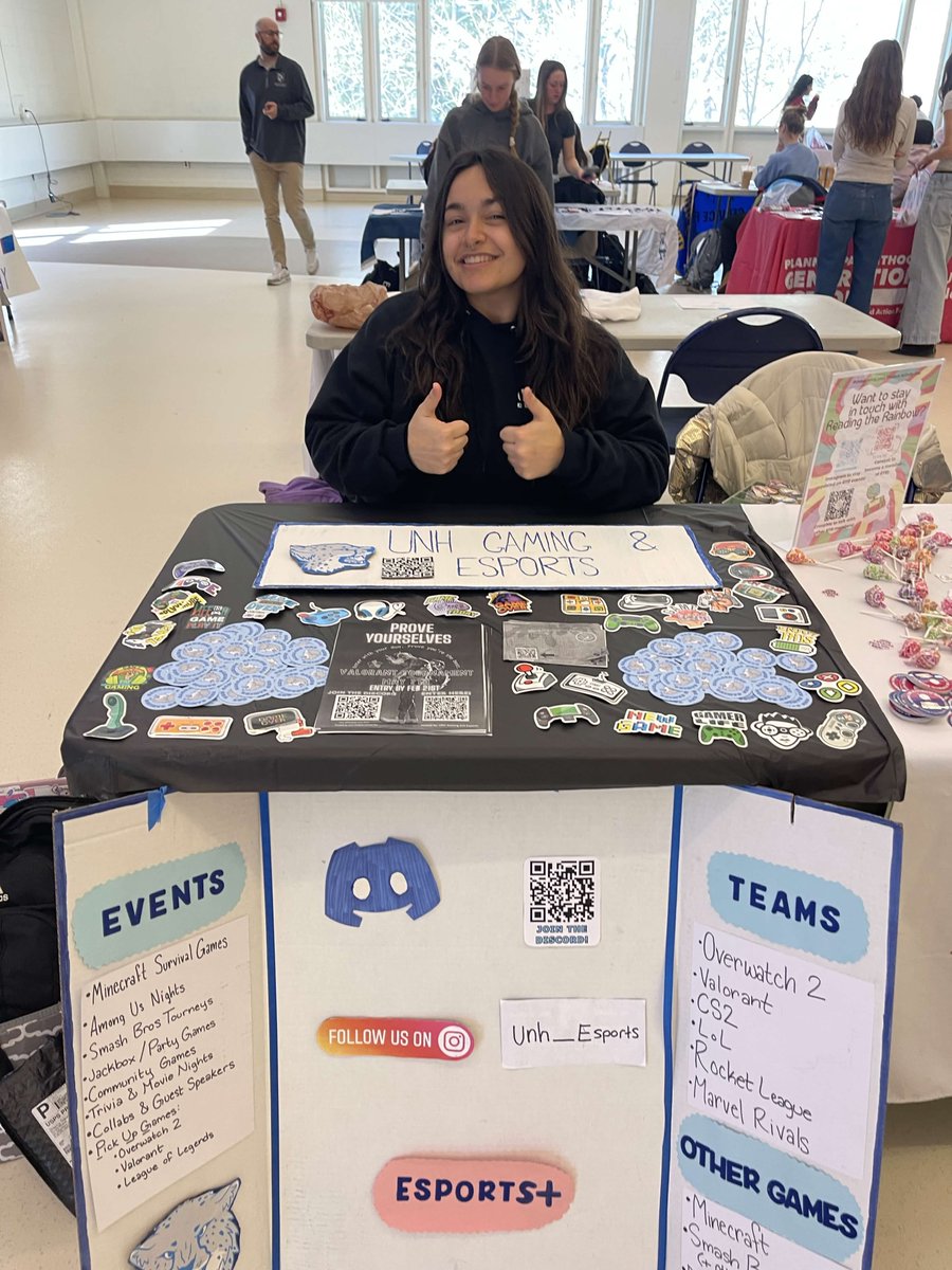 Come see us right now at the Spring Org Fair! MUB Granite State Room!