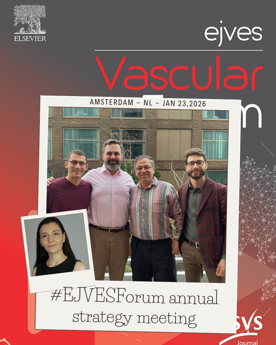EJVES_ESVS's tweet photo. Amsterdam was the perfect backdrop for progress! 🇳🇱📸
Last month, the EJVES Vascular Forum Editors Board gathered for our annual F2F strategy meeting. There is an unmistakable energy in a face-to-face meeting that you just can’t replicate—it was a vital moment for us to connect, share, and plot a course for the year ahead. 🤝✨
Our mission remains clear: Improving our Journal’s Impact. 📈
We spent the day planning high-impact actions and new initiatives designed to:
🔹 Enhance the reach of our published research.
🔹 Streamline the experience for our authors and reviewers.
🔹 Better serve the global vascular community with high-quality, open-access content.
We are deeply dedicated to our contributors and readers, and we can’t wait to show you the results of these brainstorming sessions. The future of the #EJVESForum is looking bright! 🚀
#EJVESForum #VascTwitter #VascularSurgery #AcademicPublishing #MedEd #Amsterdam2026
@vascularis @bazinger_z @FLareyre @MariaKatsarou14 @NicLeoneMD @ESVSmembership @EVST_ESVS