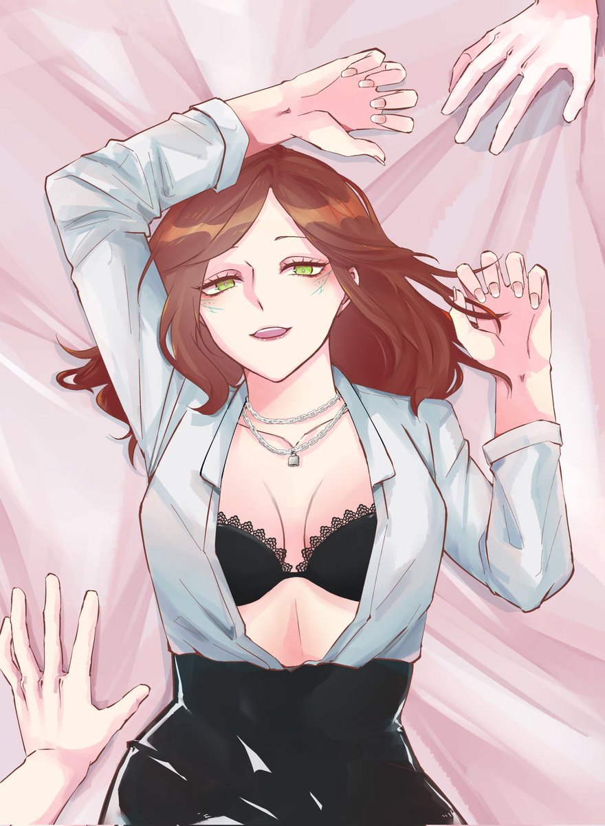 "My my getting a bit handsy are we~?"

Commission by: <a href="/freyrey_rey/">freyreyrey.bsky.social</a>