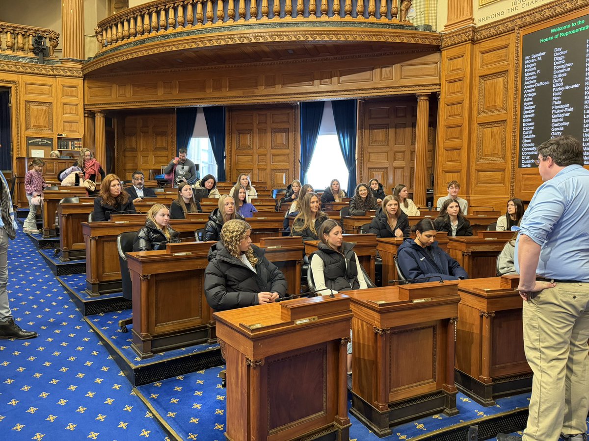 Thank you to Rep Tarsky, <a href="/RepVaughn/">RepVaughn</a>, &amp; Sen Rausch for having <a href="/MedfieldHS/">Robert Parga</a> Girls Soccer <a href="/coachlohan/">Medfield HS Girls Soccer</a> D3 <a href="/MIAA033/">MIAA</a> State Champs to the State House. A true honor!

#NeverGetsOld

<a href="/coachmace/">Michael Mason</a> <a href="/TVLSportsMa/">TVL Sports Updates</a> <a href="/JeffreyJMarsden/">Jeffrey Marsden</a>