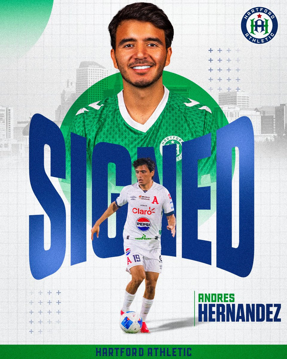 Silverware pedigree, international edge 🏆🇸🇻

Andrés Hernández joins HA from Alianza FC, pending league and federation approval. The central midfielder will make his USL debut after a title-winning run in El Salvador’s Primera División.🇸🇻

Read more: bit.ly/4rDjGds