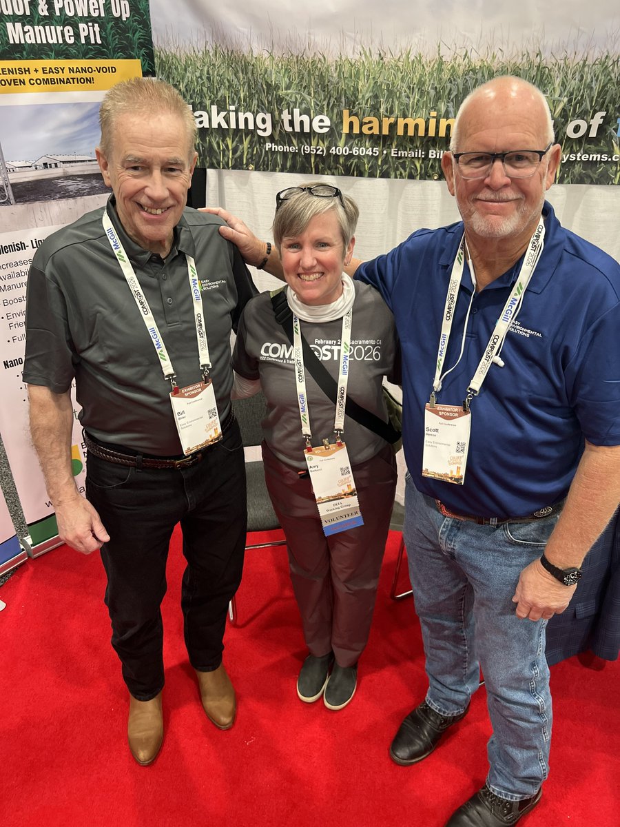 ezenviro's tweet photo. We just wrapped up a great Compost 2026 in Sacramento. Thank you to @CompostingUs
for a wonderful event!  We enjoyed meeting everyone that stopped by our booth.  If we didn't get to me you, please reach out to us at https://t.co/ZS3Wh0nQfK
#compost #environment #Sustainability https://t.co/ECSwzHT7PO