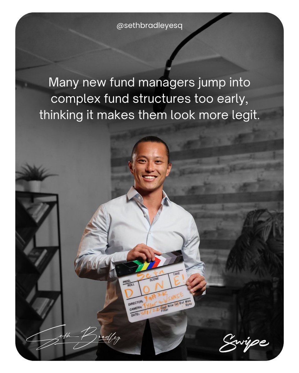 sethbradleyesq's tweet photo. You don’t need a fancy structure.

You need momentum, clarity, and a solid track record.

Complex funds slow you down when you're just getting started.

Start simple. Build proof. Then scale smart.

Follow for strategies that actually work.

#raisingcapital #fundstructure #sethbradley #fundoffunds #capitalstrategy