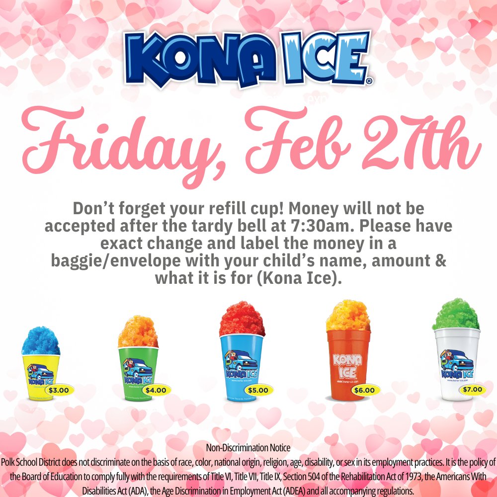 Save the Date Kona Ice