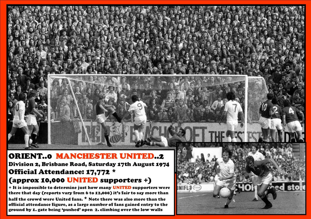 awaydayladsfs's tweet image. leyton orient v man utd 1974 👊 

#leytonorient #manchesterunited #history #nostalgia #manutd