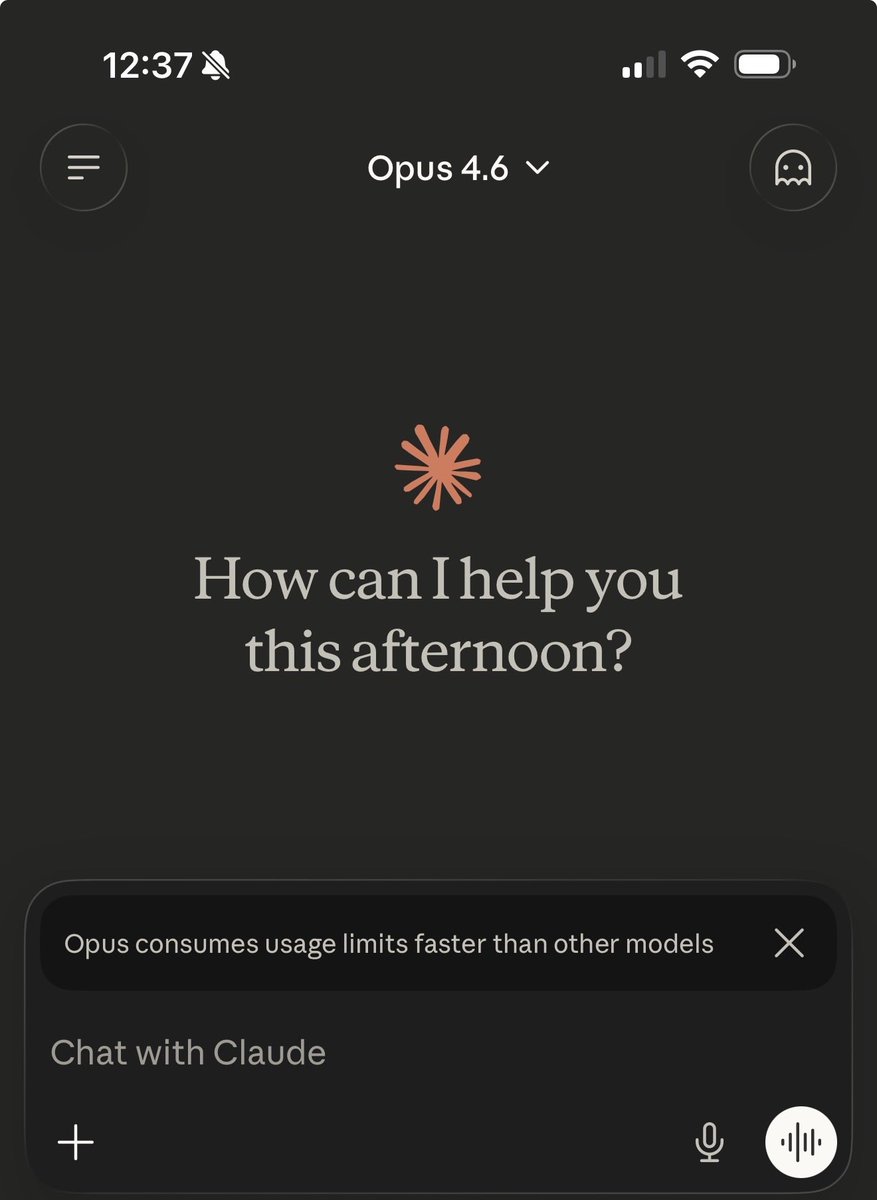 mpc2055's tweet photo. Opus 4.6 is available for me! https://t.co/Lt6oQXRFCp