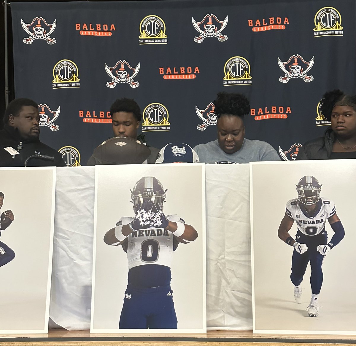 BalboaFootball's tweet photo. Thank you @jim_mastro @NevadaFootball for believing in @MekaiSmith0 & the @BalboaFootball ๐ดโโ ๏ธ Program! @CoachFredV #BigBucs #Balieve https://t.co/d8ylk1tdYN